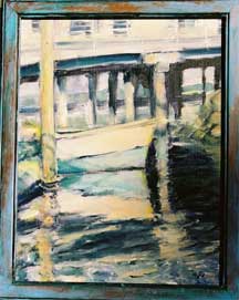under the pier
