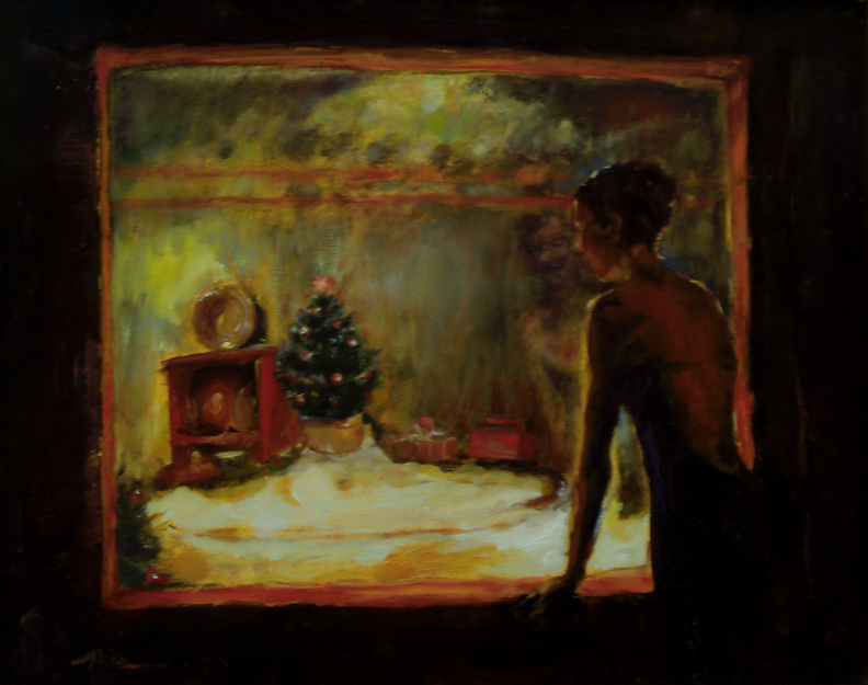 Christmas Portrait Oil Painting