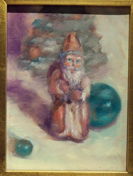 Oil Painting of Santa Claus, Christmas Paintings