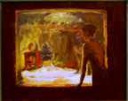 Christmas Oil Painting