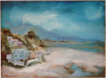 small seascape oil painitng