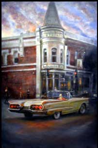 portrait of 1950's TBird 