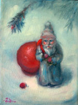 CHRISTMAS PAINTINGS santa